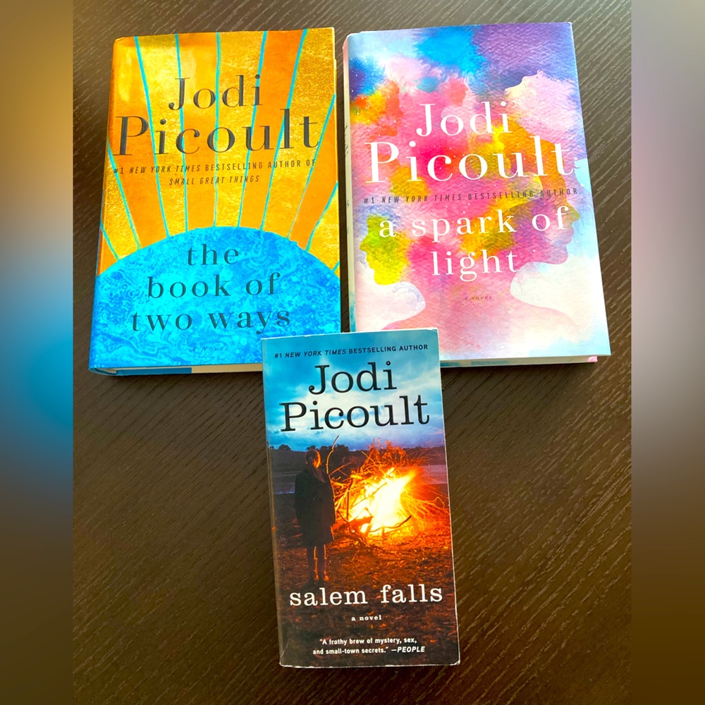 Assorted Jodi Picoult books -Small Great Things-The Book of Two Ways-Salem Falls